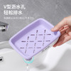 【批发】美丽雅双层沥水皂盒欧式时尚香皂盒颜色随机 1套 商品缩略图0
