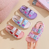 【有颜有趣，呆萌形象，好看好穿】三丽鸥夏季新款 卡通魔术扣凉鞋 女童沙滩一字凉拖鞋 中童库洛米鞋子-QA 商品缩略图0