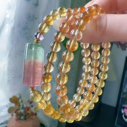 7.4mm碧玺手链 商品图5