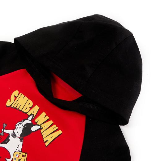 【辛巴娜娜】simbanana小童春秋款卡通针织连帽潮牌运动男孩卫衣 商品图3