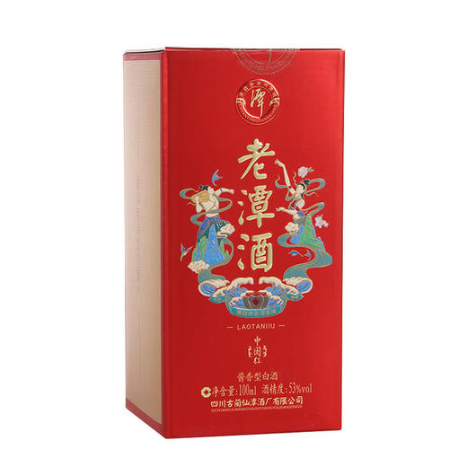 53度老潭酒-中国红500ml 单瓶 商品图1