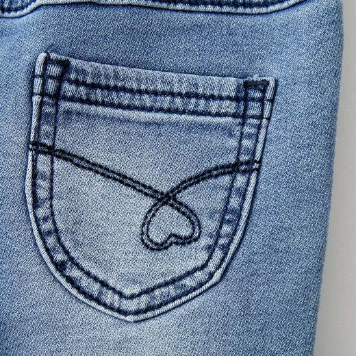 【辛巴娜娜】simbanana女童牛仔裤春秋新款儿童裤子小童休闲长裤外穿 商品图3