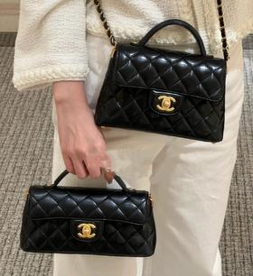 重磅渠道  25P羊皮kelly手提包   横版小号/中号   进口羊皮链条斜挎包