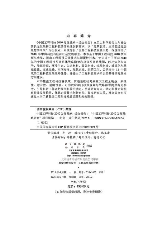 中国工程科技2040发展战略·综合报告 商品图2