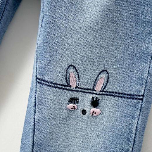 【辛巴娜娜】simbanana女童牛仔裤春秋新款儿童裤子小童休闲长裤外穿 商品图4