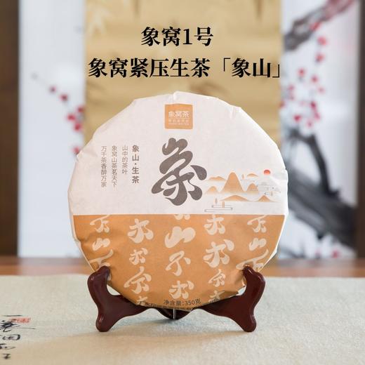象窝紧压生茶饼·象山 350g 象窝1号一芽三叶 商品图1