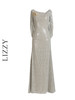 LIZZY优雅轻奢修身显瘦披肩式派对礼服宴会婚庆派对长款连衣裙7189 商品缩略图4