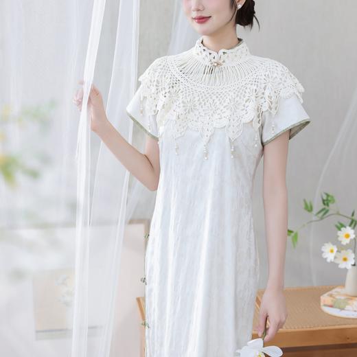 苏苏姐家云络中式披肩手工DIY钩针纯棉蕾丝线毛线团自制材料包 商品图2