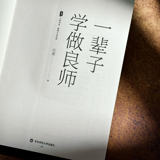 一辈子学做良师 大夏书系 任勇 教师专业发展 商品图6