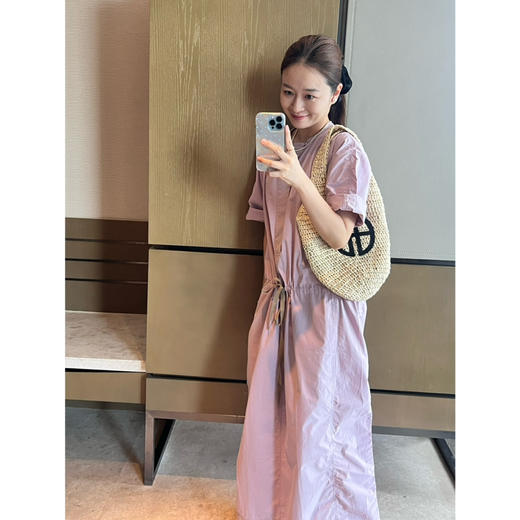 2507215    Lemair* 府绸棉 直筒连衣裙，褶子设计 商品图8