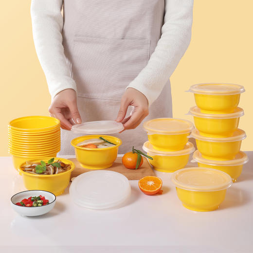 【批发】美丽雅方便餐盒360ML圆型餐盒(12个入) 商品图2