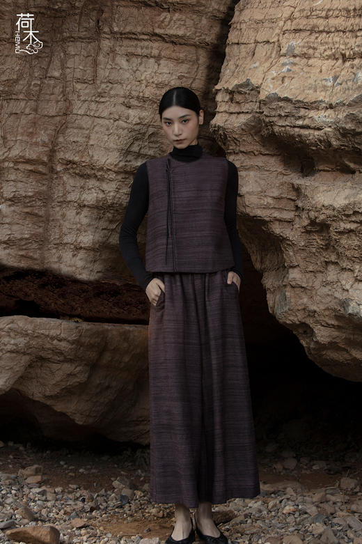 荷木HEMU丨织拙·阔腿裤 商品图1