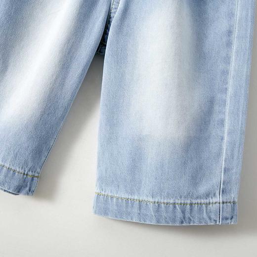 【辛巴娜娜】simbanana夏季新款儿童牛仔裤九分裤百搭裤子 商品图1