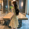 奢姿大码女装2026夏季减龄碎花设计V领连衣裙胖妹妹洋气时尚裙子9952853503 商品缩略图3