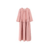 绽放417朵/【莫兰迪系列】高端酵素洗重磅色织亚麻七分袖连衣裙女 商品缩略图4