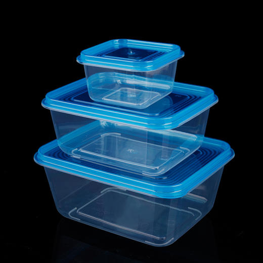 【批发】美丽雅晶彩保鲜盒大中小组合装颜色随机 3个/套 商品图3