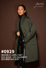 #0929「INVISIBLE LAPEL COAT」85% WOOL 15% CASHMERE 弧形领隐形前扣大衣 商品缩略图0