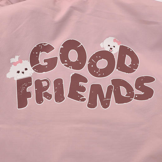 棉果果秋季新品女童盐粉色双面穿外套M322100325427 商品图2