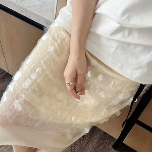 2507211    ed 亮片 半身裙，美人鱼珠片bling（预定5天） 商品图8