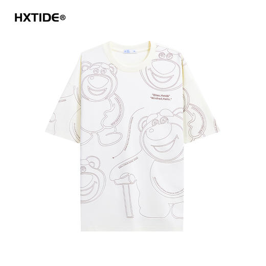 【新品上新】HX 夏季圆领短袖T恤微宽松C102520062101 商品图0