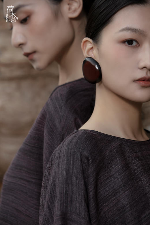 荷木HEMU丨织拙·短袖衫 商品图3