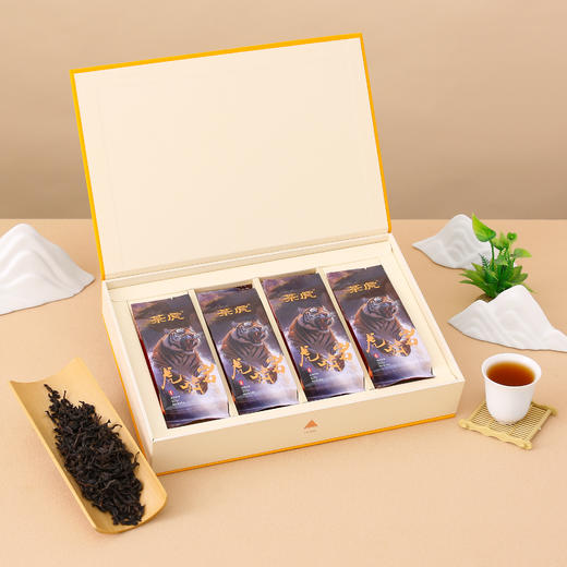 武夷岩茶虎啸岩肉桂乌龙茶叶高档礼盒装 商品图2