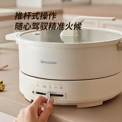 夏普多功能电火锅KX-CN40L-W 商品图5