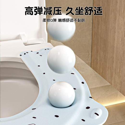 【新品速抢！拍1发2！】2025新款马桶坐垫 ，四季通用免洗马桶坐垫🚽✨防水防潮一擦即净，干净舒适从此告别烦恼！  商品图3