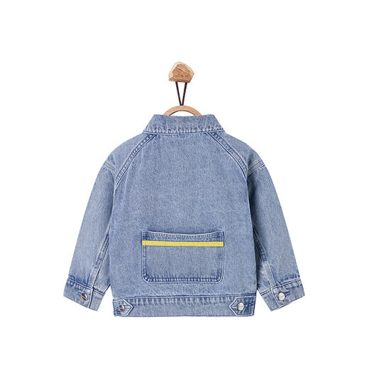 【辛巴娜娜】simbanana童装男童春季新款牛仔外套儿童工装板上衣翻领 商品图1