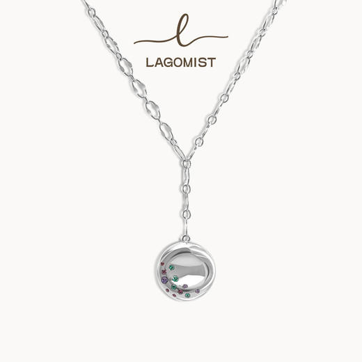 【LAGOMIST】早餐系列 | 金/银砂糖贝果项链 商品图1