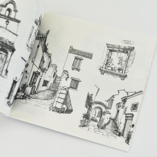 漫步城市 街角巷尾解压涂色书 基础学画画涂鸦涂色书 成人儿童静心减压娱乐工具书 手绘插画手账配色入门 商品图4