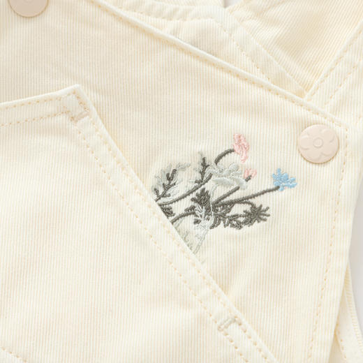 巴拉巴拉童装儿童连衣裙女童纯棉牛仔背带裙绣花秋季裙子时尚百搭 商品图3