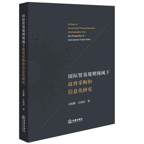 国际贸易规则视阈下政府采购和信息化研究 毛振鹏 吕晓国著 法律出版社