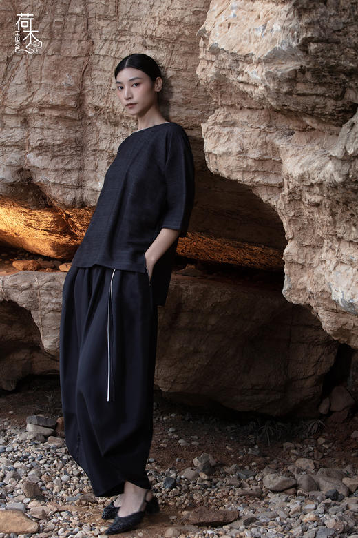 荷木HEMU丨织拙·灯笼裤 商品图0