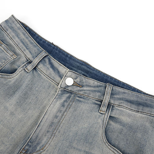 【新品上新】HX 夏季水洗微喇牛仔长裤微宽松C201520037101 商品图2