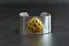 尼泊尔贴金银莲花手镯（方形） 商品缩略图0