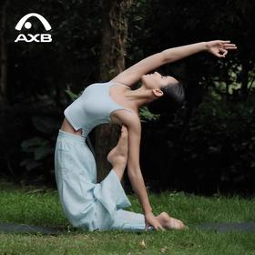 爱暇步夏宽松薄款女国风棉麻瑜伽裤2025新款禅意松弛感萝卜灯笼裤X25167RN-B