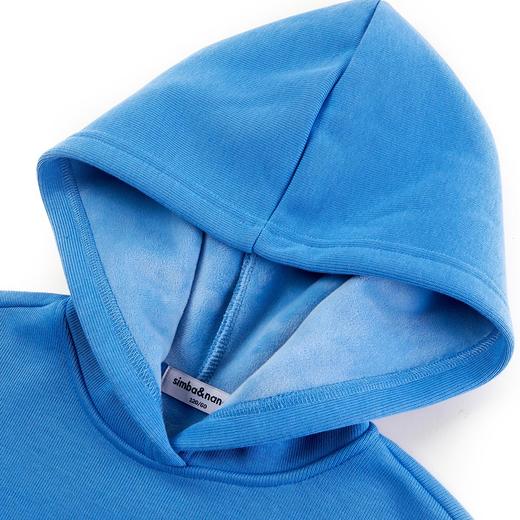 【辛巴娜娜】simbanana【大童】秋冬款男中大童字母刺绣连帽卫衣宽松百搭 商品图3