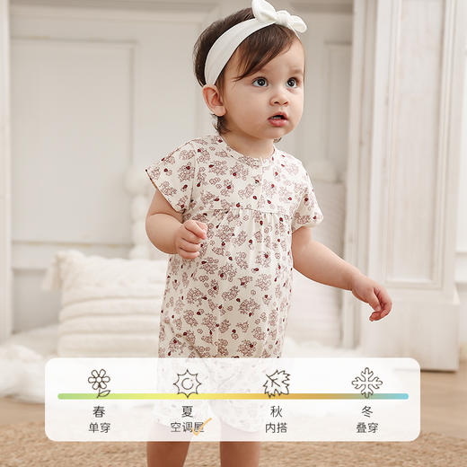 【云优选】FIXONI婴幼儿短款连体衣-限时清仓 商品图4