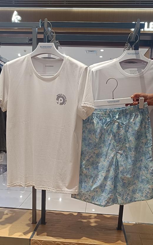 （店铺实拍）SCHIESSER德国舒雅男士自由组合装(单上衣棉+粘纤+聚酯（凉感面料）+单裤子纯棉)  39/18573U  39/18574U 39/16595P 39/16563P 商品图1