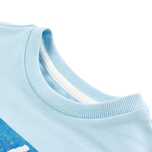 【辛巴娜娜】simbanana春季绘子猫童装女童可爱毛圈套头卫衣 商品图3