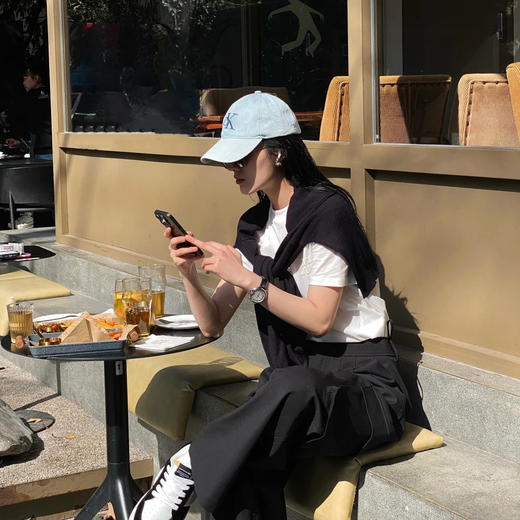 新疆棉MM字母精简短袖T恤 商品图4