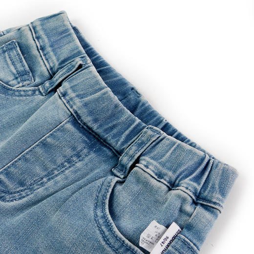 【辛巴娜娜】simbanana春秋装新款女童小宝宝复古微喇叭牛仔长裤 商品图2