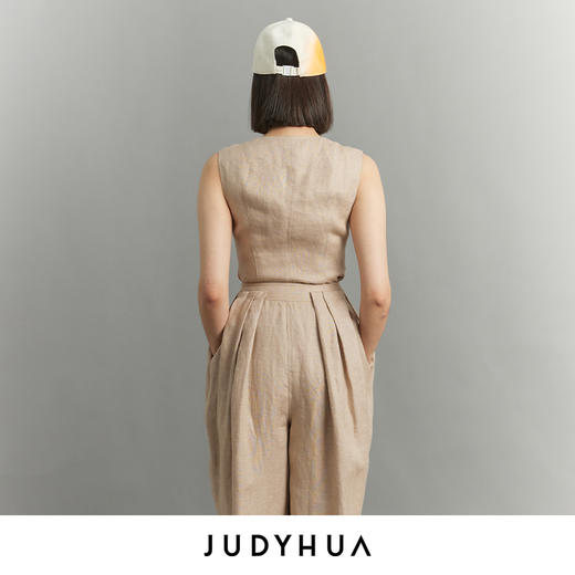 JUDYHUA 绵延系列亚麻马甲 商品图2