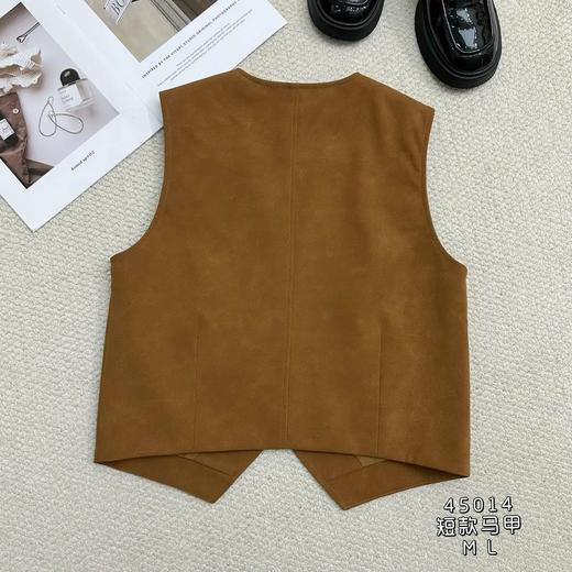 J45014#短款马甲 商品图2
