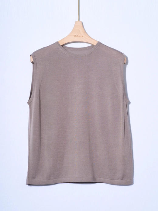 女士丝毛无袖背心 商品图2