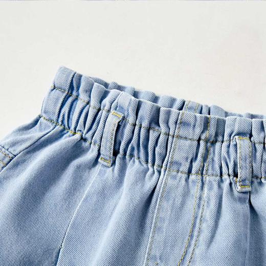 【辛巴娜娜】simbanana夏季新款儿童牛仔裤九分裤百搭裤子 商品图2