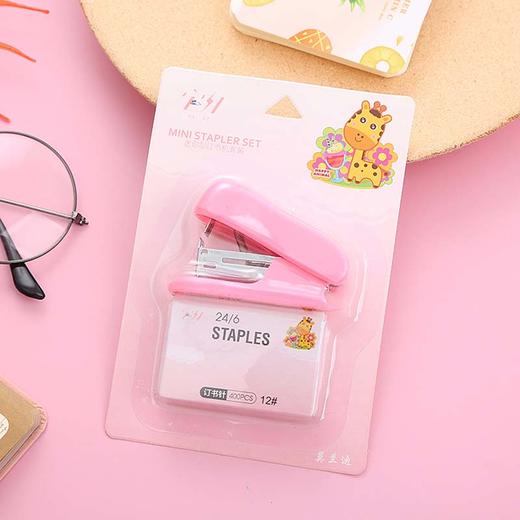 订书机套装订书针迷你办公用品装订机学生文具便携订书器带起钉器 商品图1