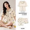 【夏季薄款棉质带胸垫家居服】短袖睡衣女防凸点可外穿套装 商品缩略图2