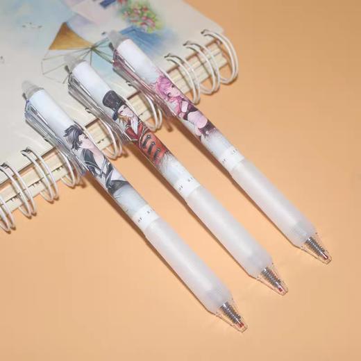 爱好王者荣耀卡通ST静音热可擦中性笔晶蓝 商品图0